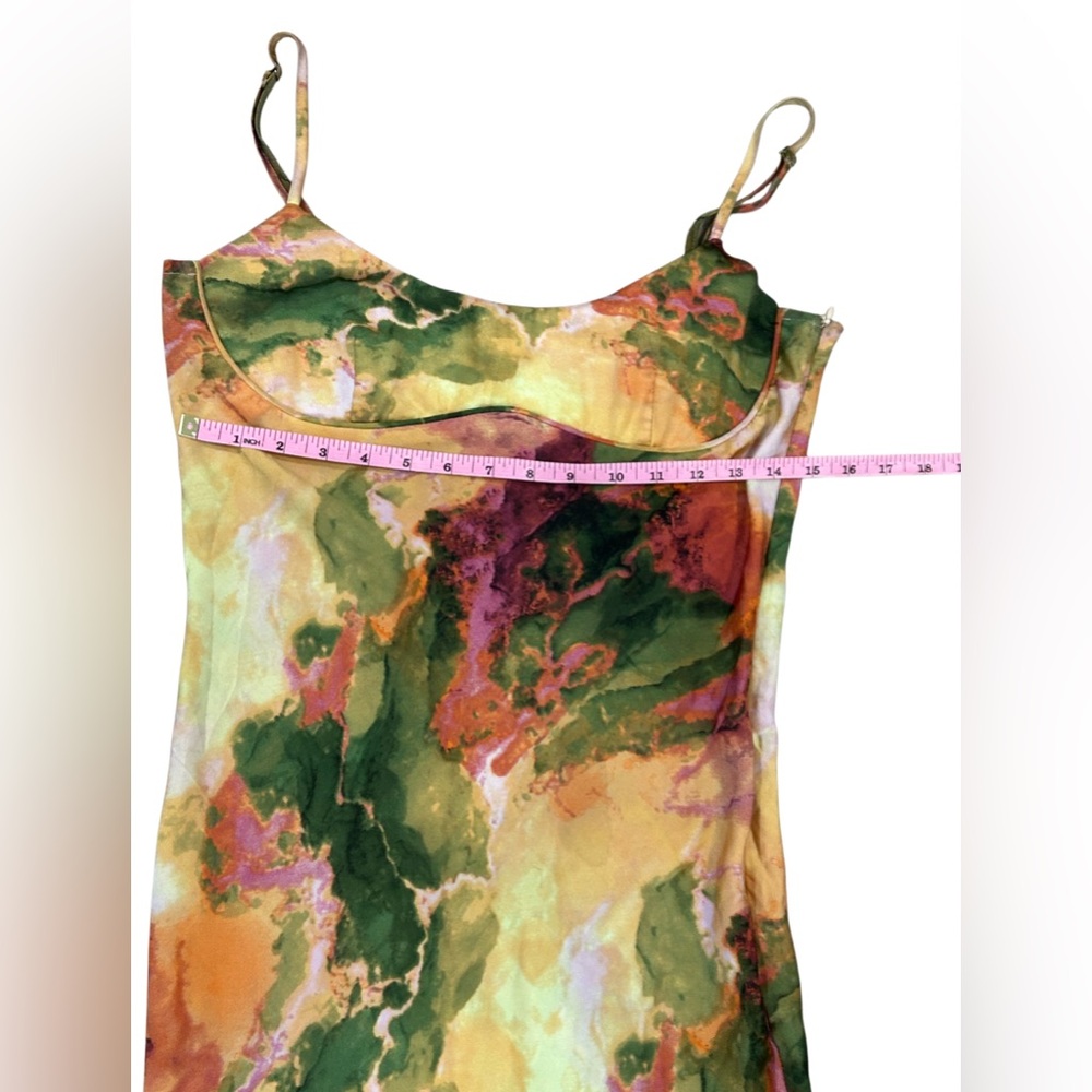 Micas Elegant Multicolor Spaghetti Strap Dress - image 4